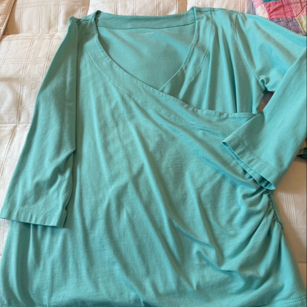 Soft Surroundings wrap style top